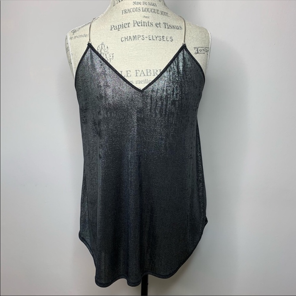 RACHEL RACHEL ROY METALLIC TOP